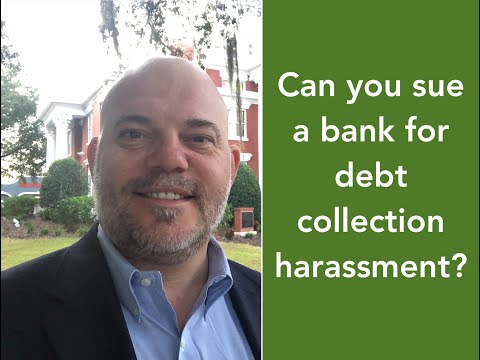 Can I sue my bank for debt collection harassment? | Ricardo & Wasylik PL